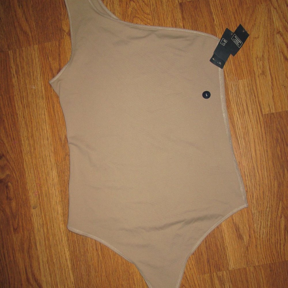 Womens ABERCROMBIE one shoulder shapewear sz L Lg large NEW WITH TAGS